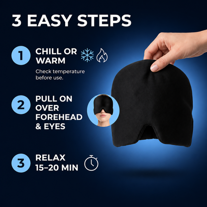 HeadEaze™- Hot & Cold Therapy Relief Cap