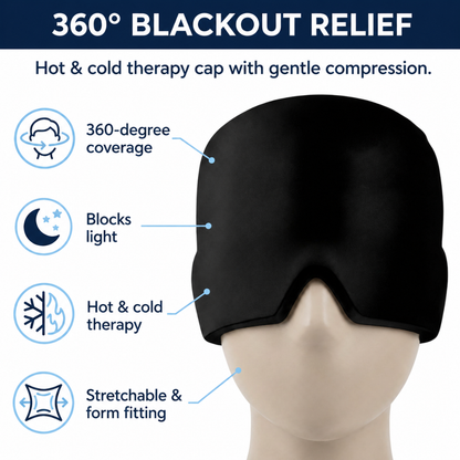HeadEaze™- Hot & Cold Therapy Relief Cap